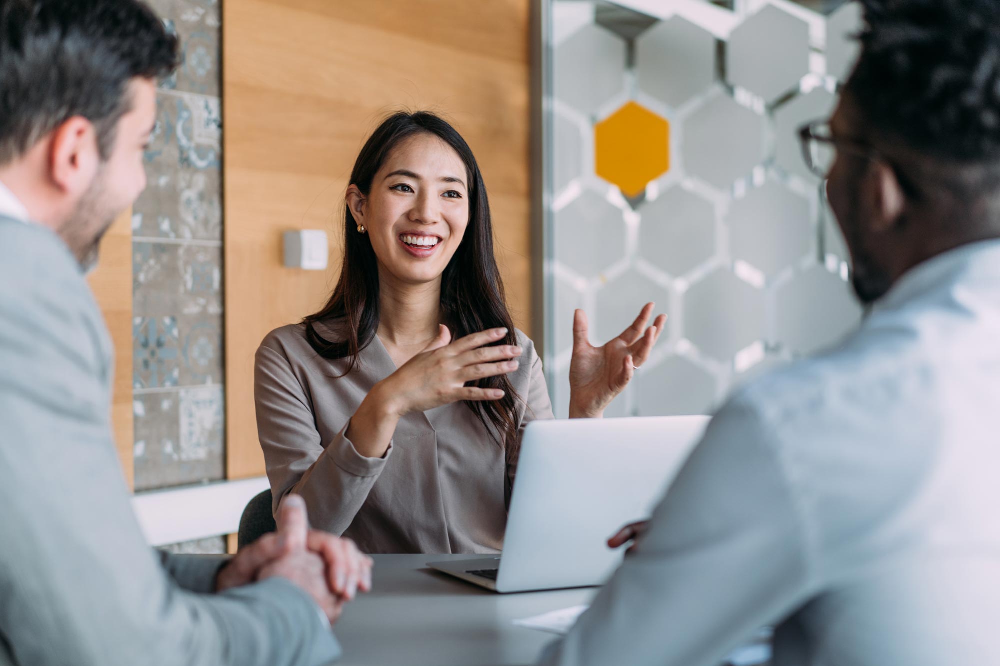 HR-partner i diskussion med företagare